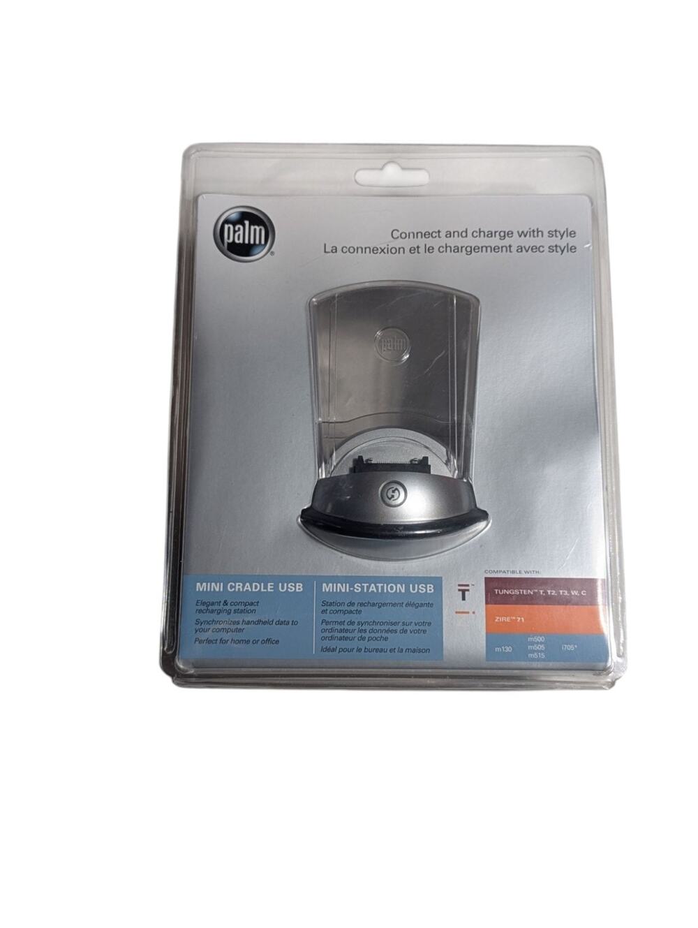 Vintage 2003 Palm Mini Cradle USB Recharging Station For Tungsten Zire m130 NEW